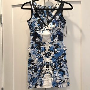Cute blue and white flowered dress